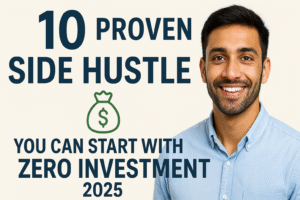 10 Proven Side Hustles You Can Start with zero Investment in 2025